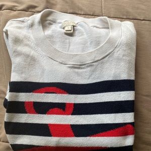 J Crew striped sweater